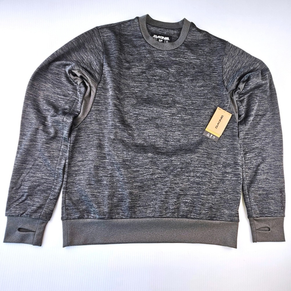 Dakine Liberator LW Crew Snow Long Sleeve Black Heather Mens NWT WInter Sports